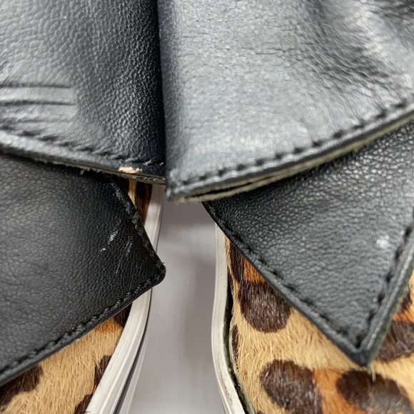 Kate Spade Delise Leopard Print Calf Hair Slip Ons - Size 7 1/2 - Picture 12 of 12